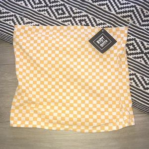 Tube top! Checkered XL